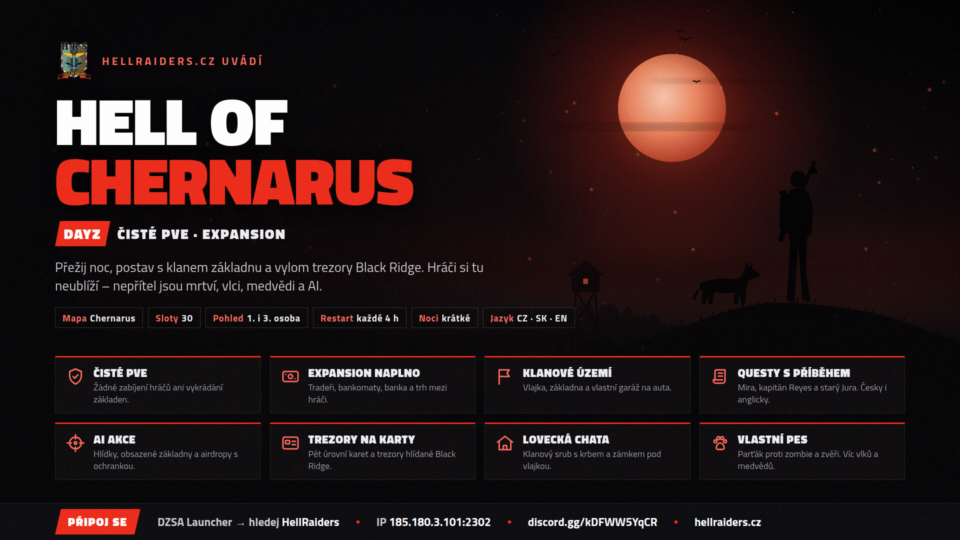 Hell of Chernarus – co vás na serveru čeká